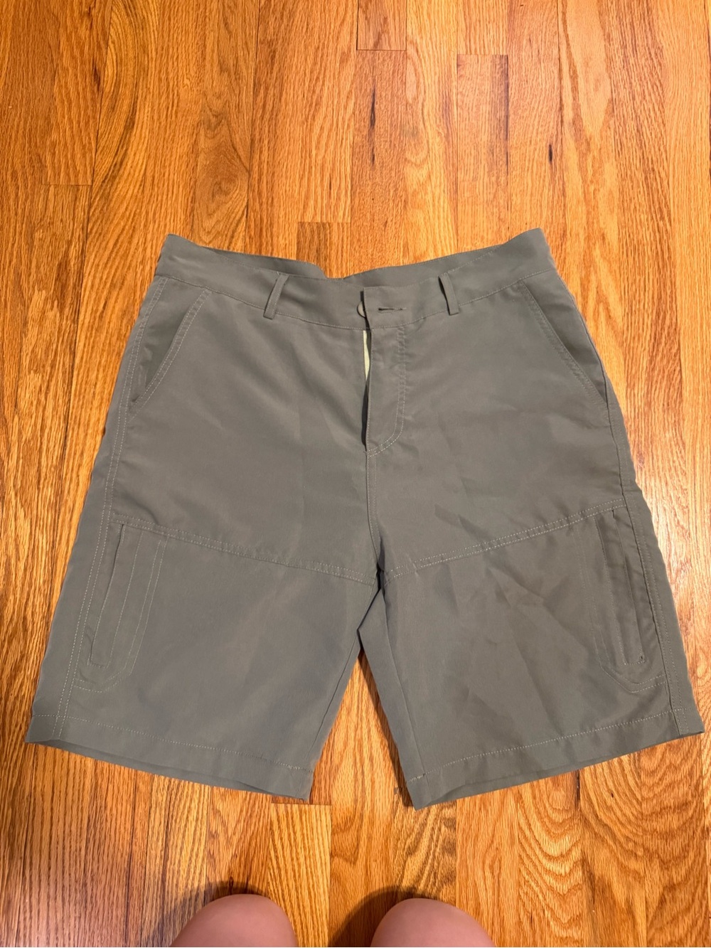 SHEIN Men's Olive Gray Utility Cargo Shorts
